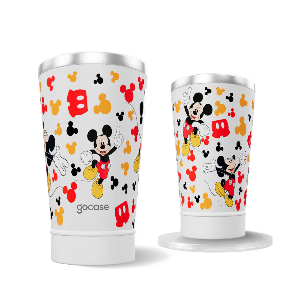 Copo Térmico + Ebook - Mickey Elementos