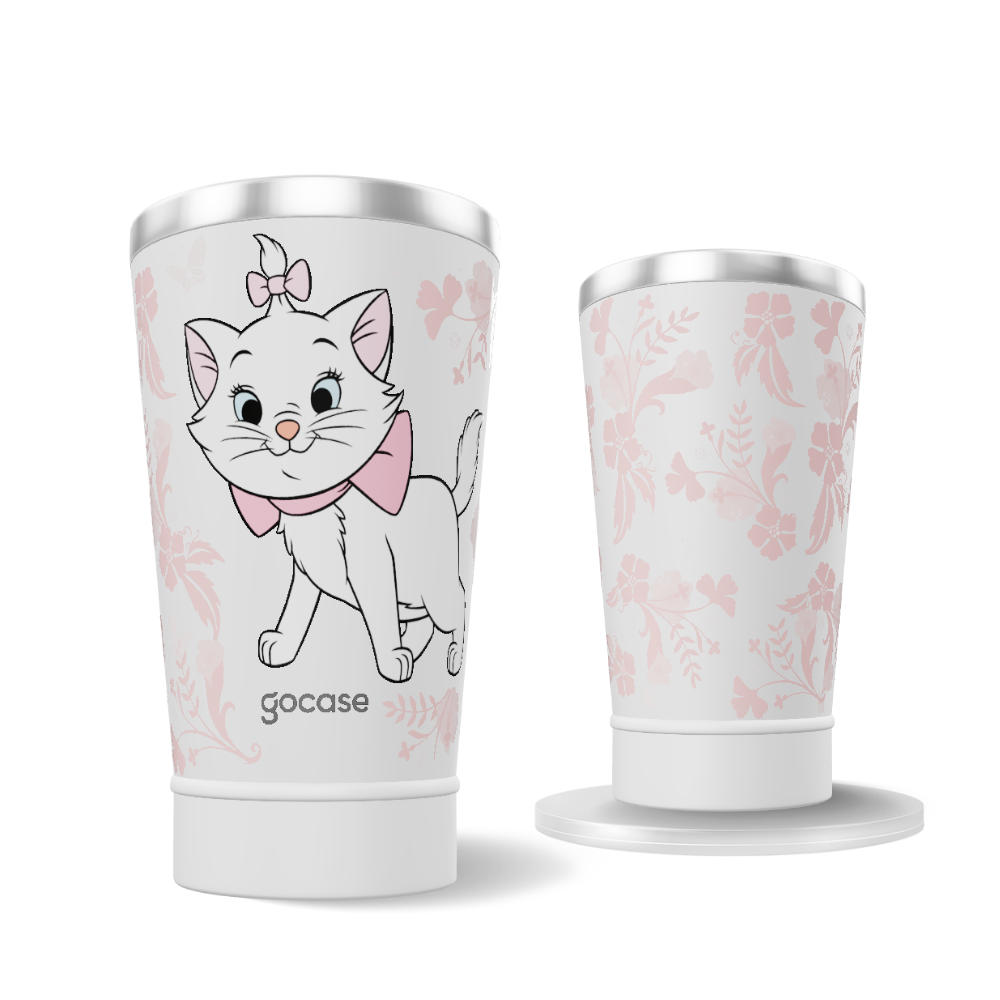 Copo Térmico + Ebook - The Aristocats - Cute Cat