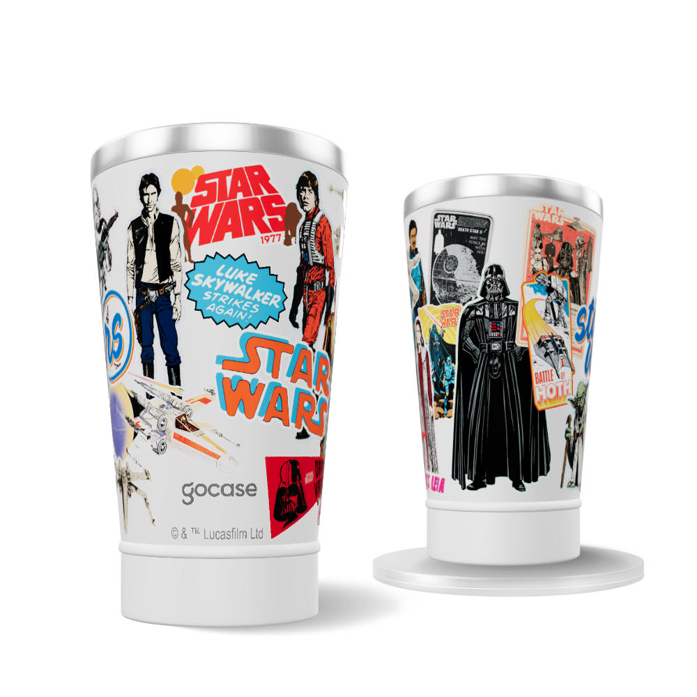 Copo Térmico + Ebook - Star Wars Colagem