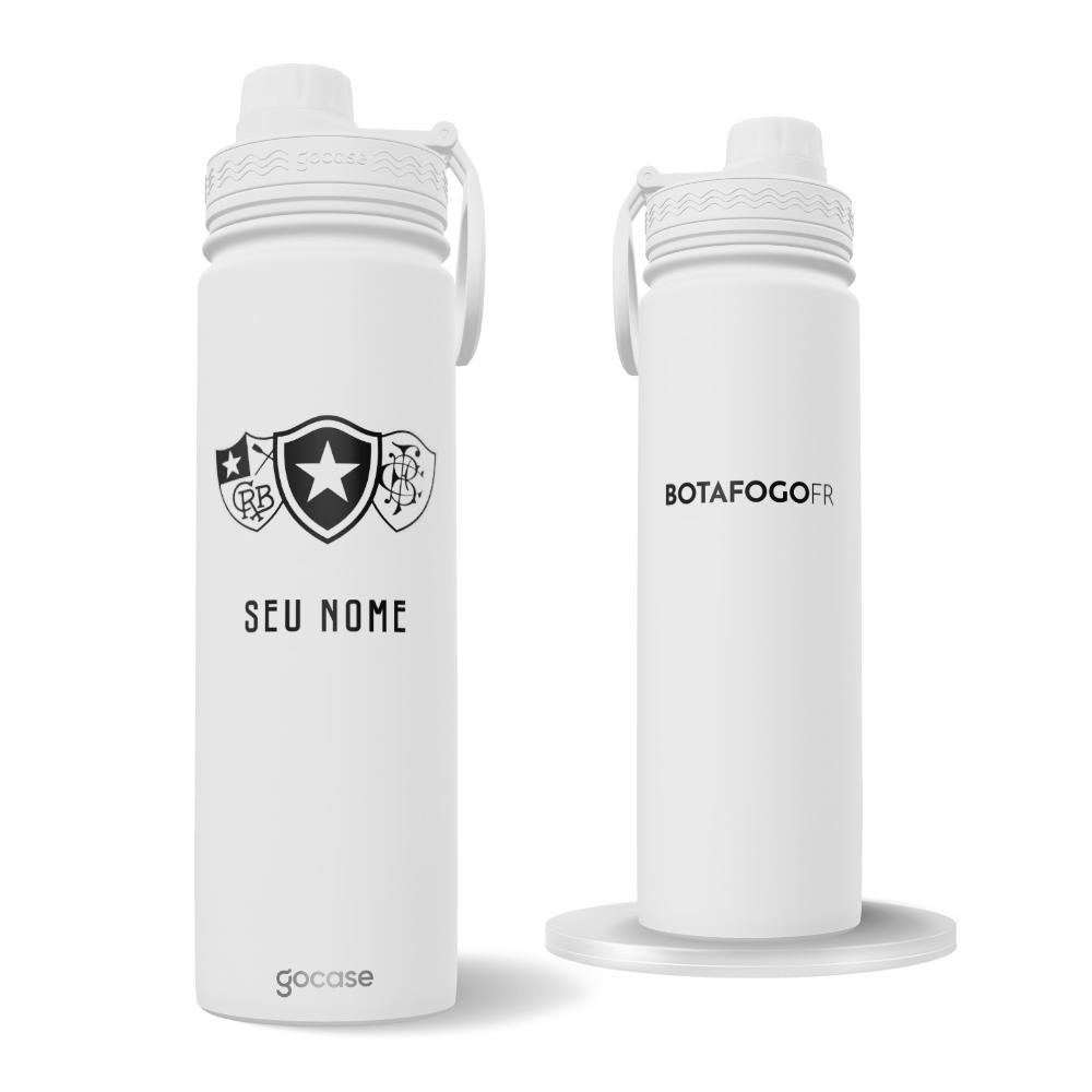 Garrafa Térmica Fresh + Ebook - Botafogo Escudos