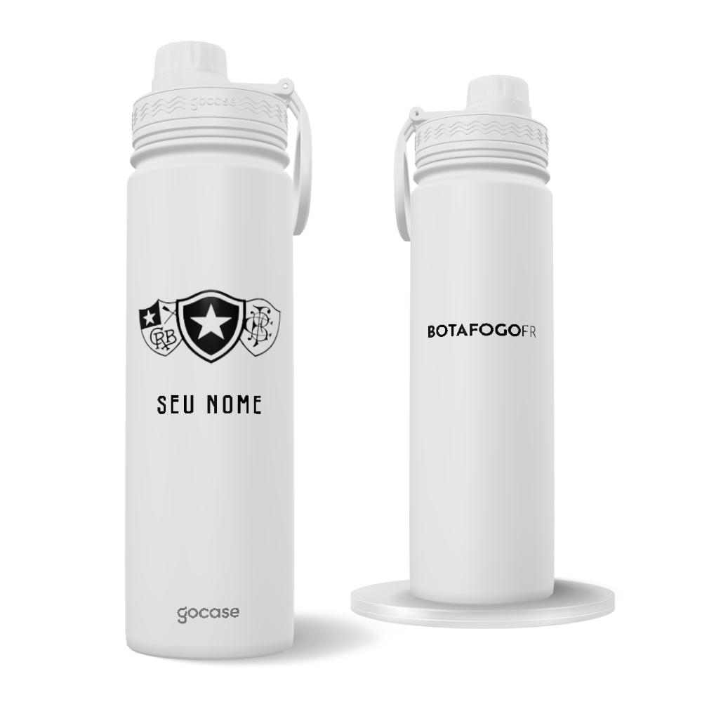 Garrafa Térmica Fresh + Ebook - Botafogo Escudos