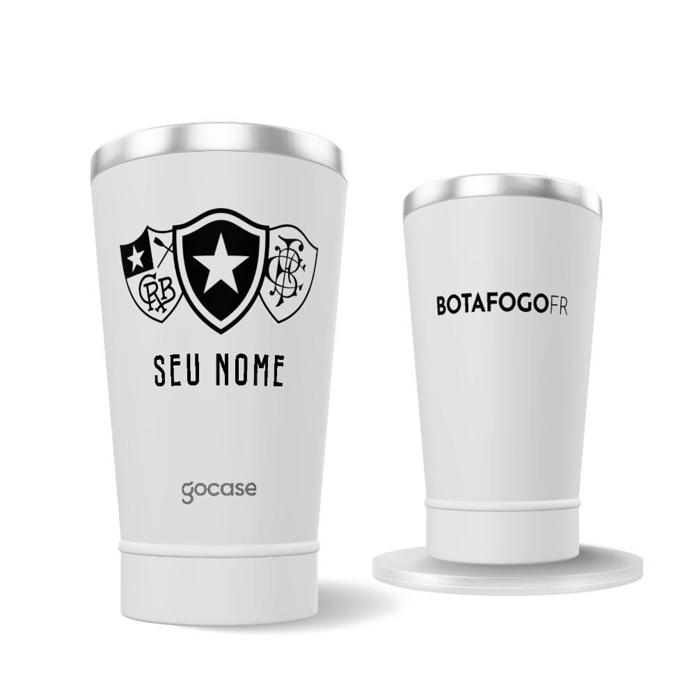 Copo Térmico Cerveja + Ebook - Botafogo Escudos