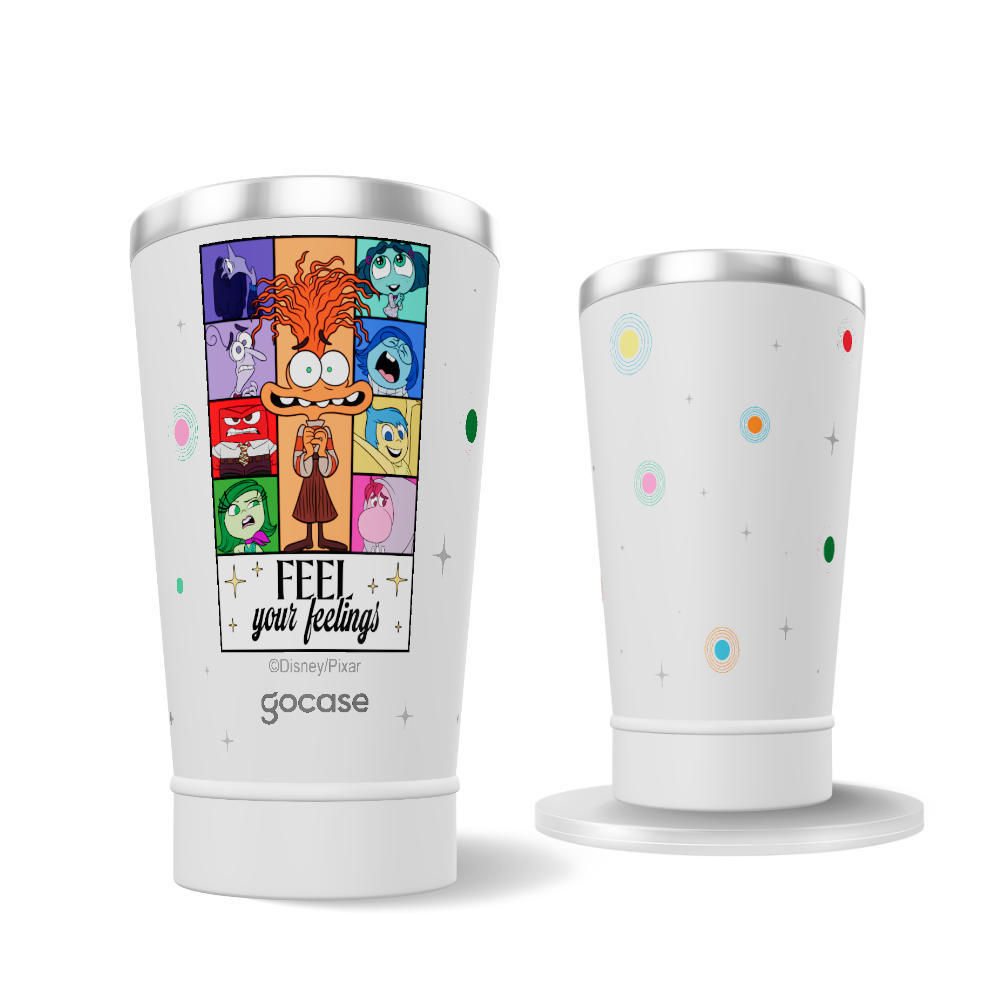 Copo Térmico + Ebook - Divertidamente 2 - In My Emotional Adventure