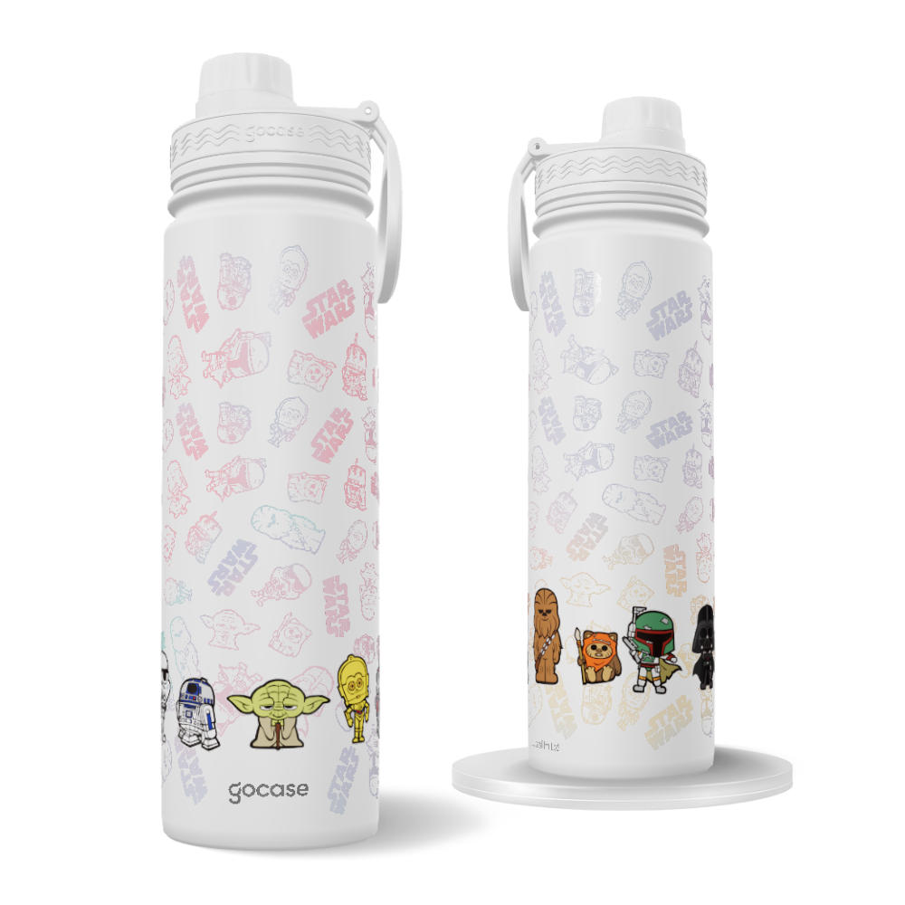 Garrafa Térmica Fresh + Ebook - Star Wars - Cute Characters