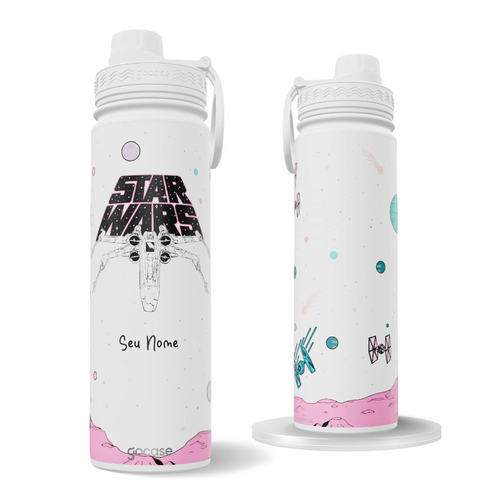 Garrafa Térmica Fresh + Ebook - Star Wars - Invasão Galáctica