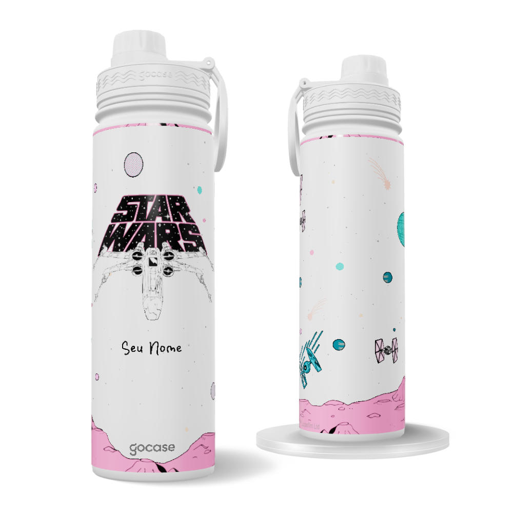 Garrafa Térmica Fresh + Ebook - Star Wars - Invasão Galáctica