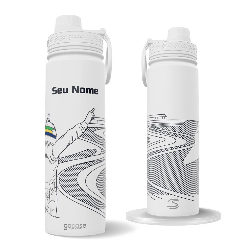 Garrafa Térmica Fresh + Ebook - Senna - Cada Segundo Conta