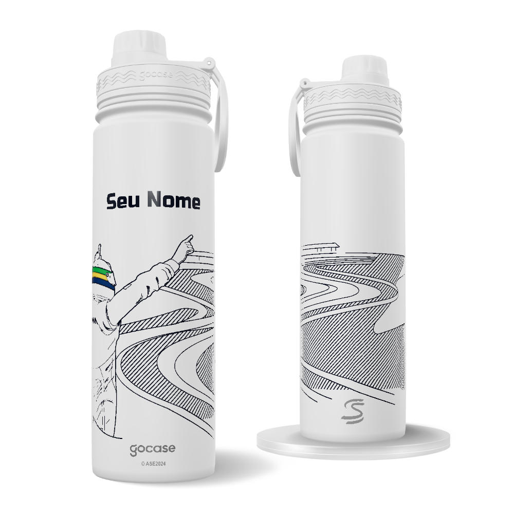 Garrafa Térmica Fresh + Ebook - Senna - Cada Segundo Conta