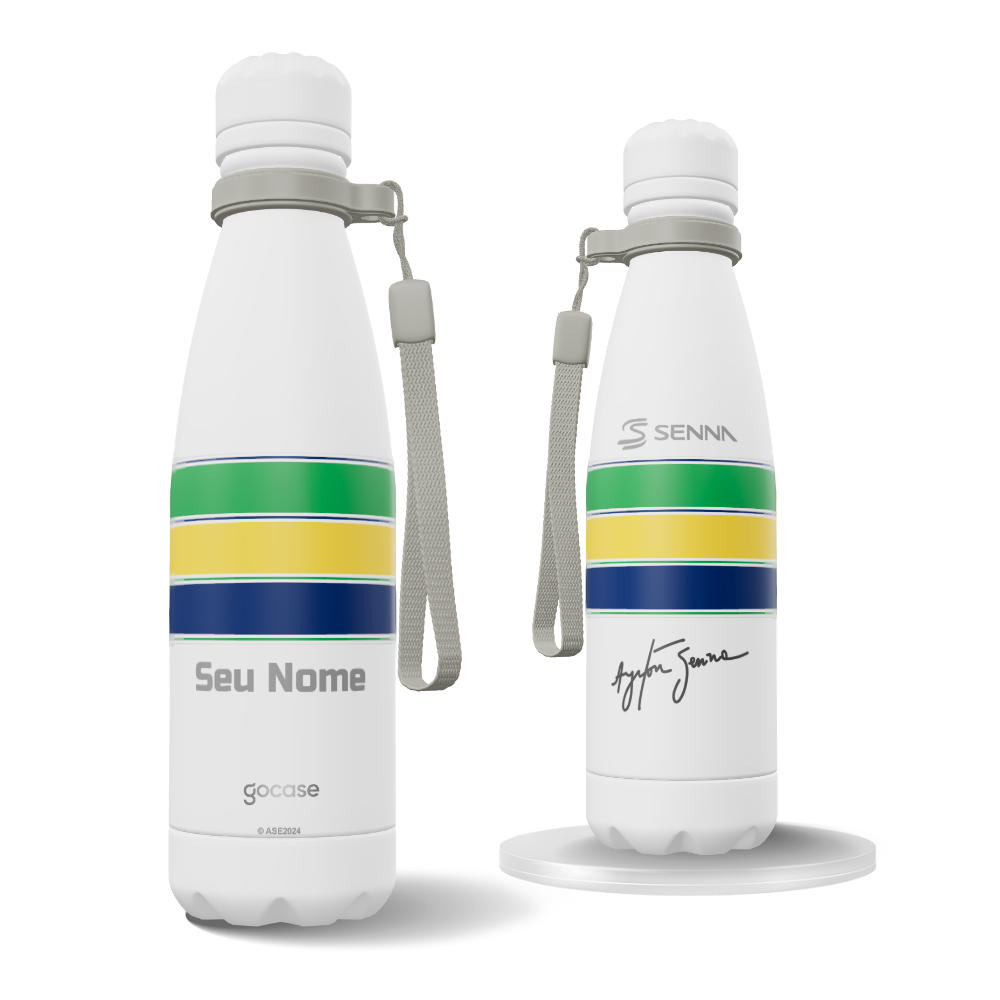 Garrafa Térmica Urban + Ebook - Senna - Busque Sua Verdade