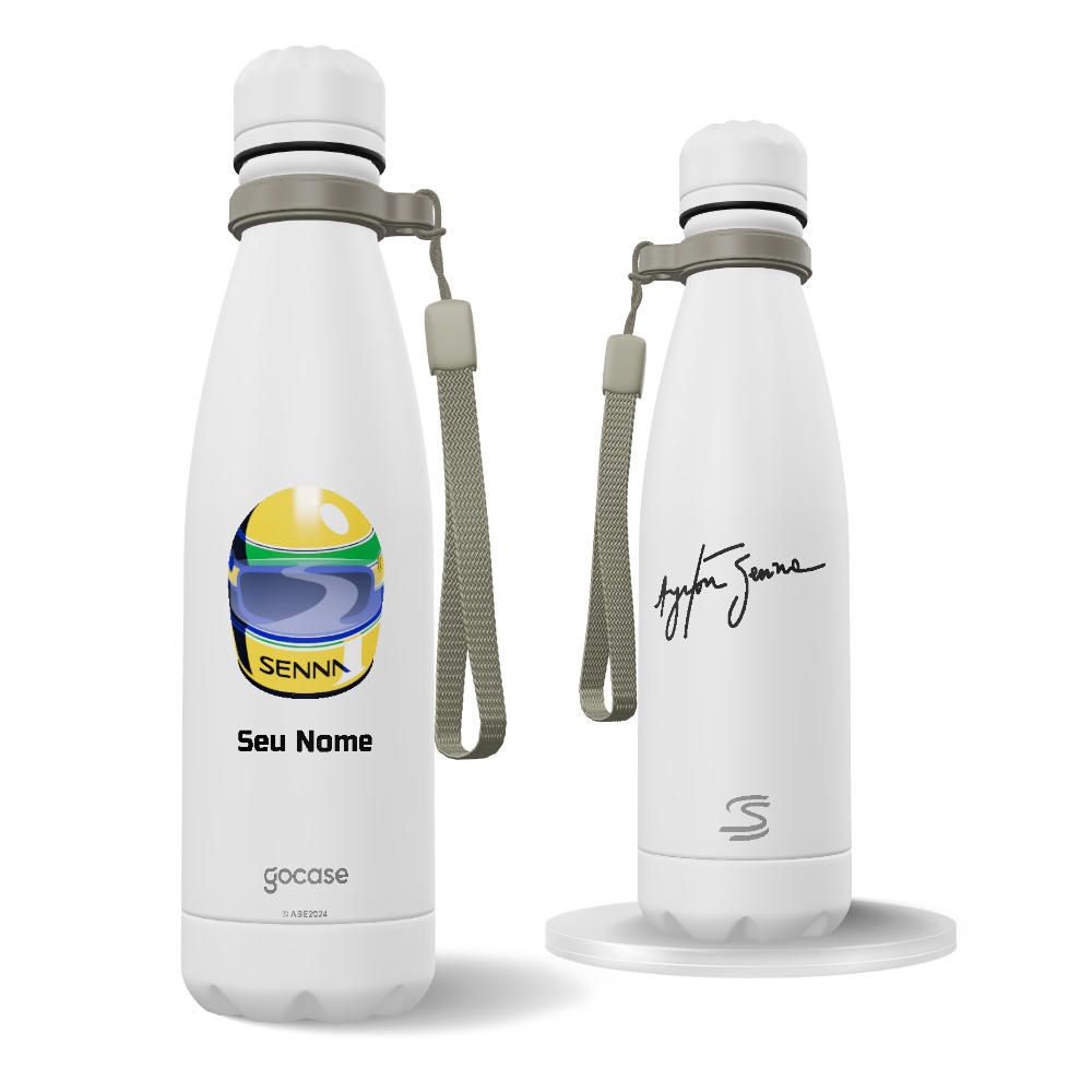 Garrafa Térmica Urban + Ebook - Senna - Capacete
