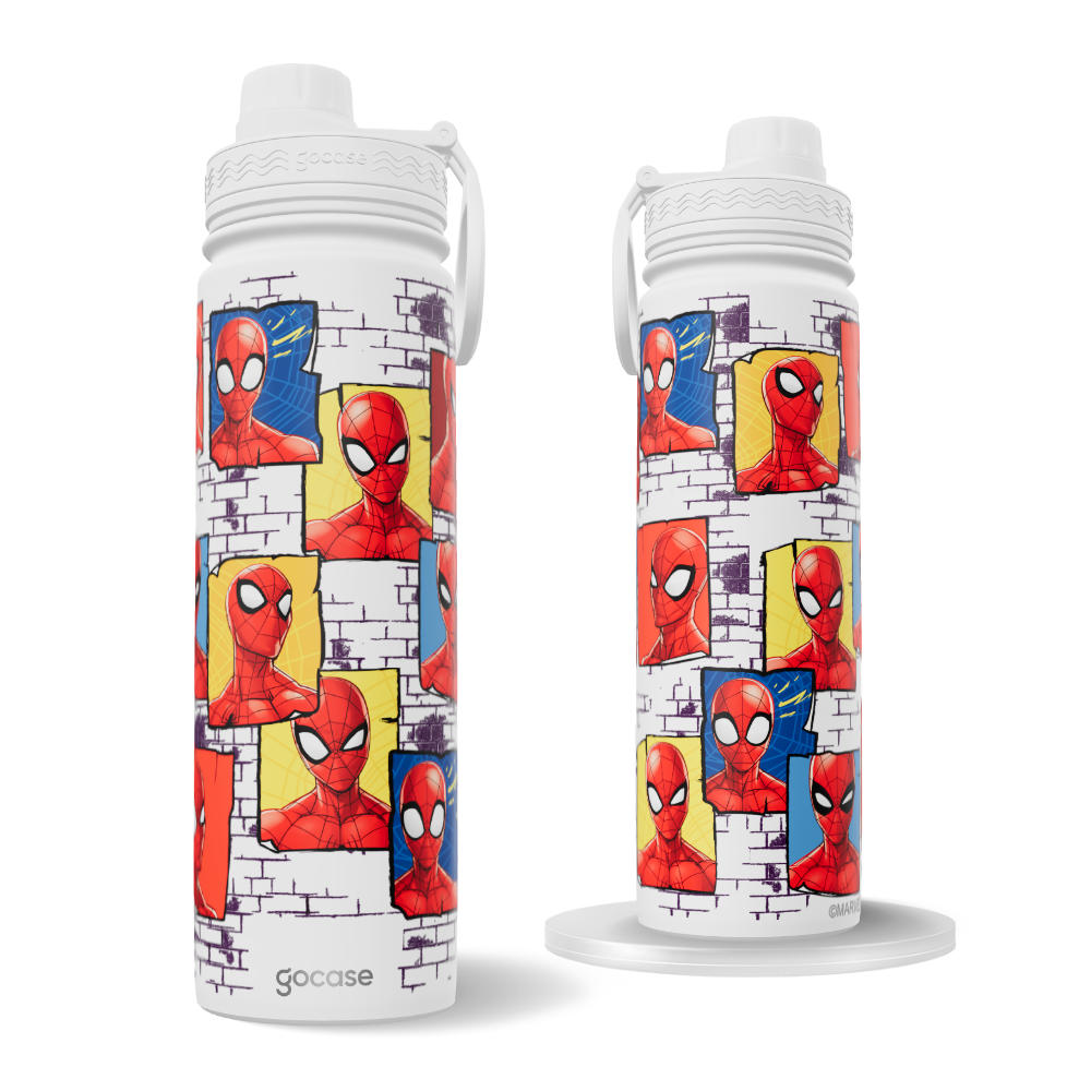 Garrafa Térmica Fresh + Ebook - Spider Man - Quadrinhos