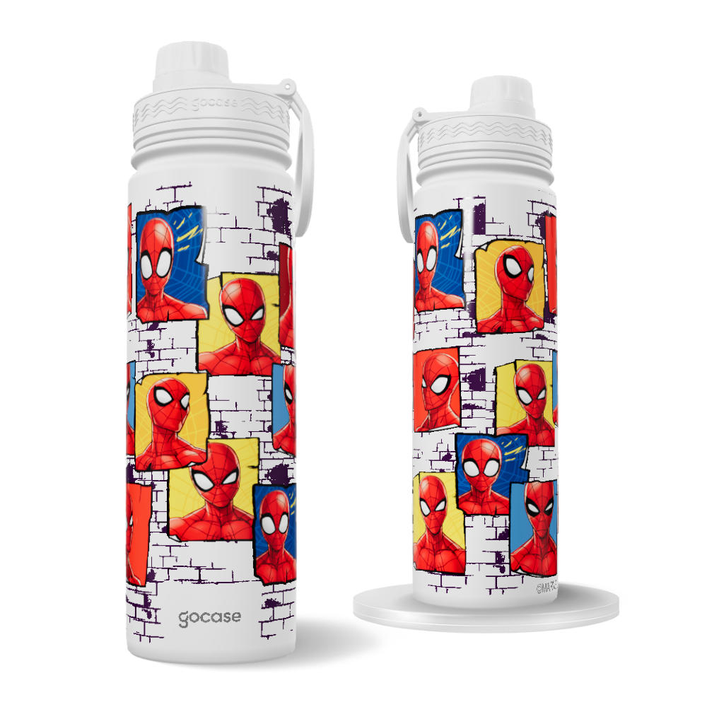 Garrafa Térmica Fresh + Ebook - Spider Man - Quadrinhos