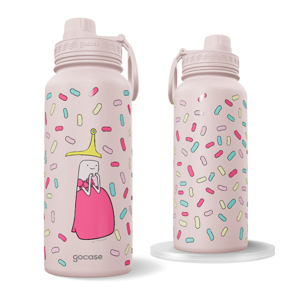 Garrafa Térmica Fresh + Ebook - Adventure Time - Princesa Jujuba