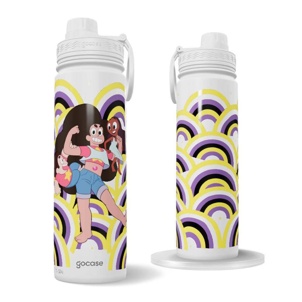 Garrafa Térmica Fresh + Ebook - Steven Universe - Transuniverse Garrafa Térmica Fresh + Ebook - Steven Universe - Transuniverse