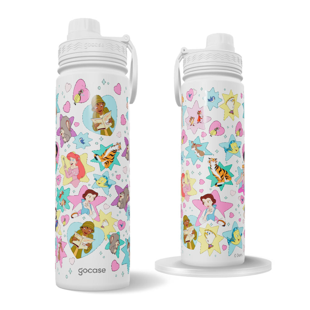 Garrafa Térmica Fresh + Ebook - Star Princesses
