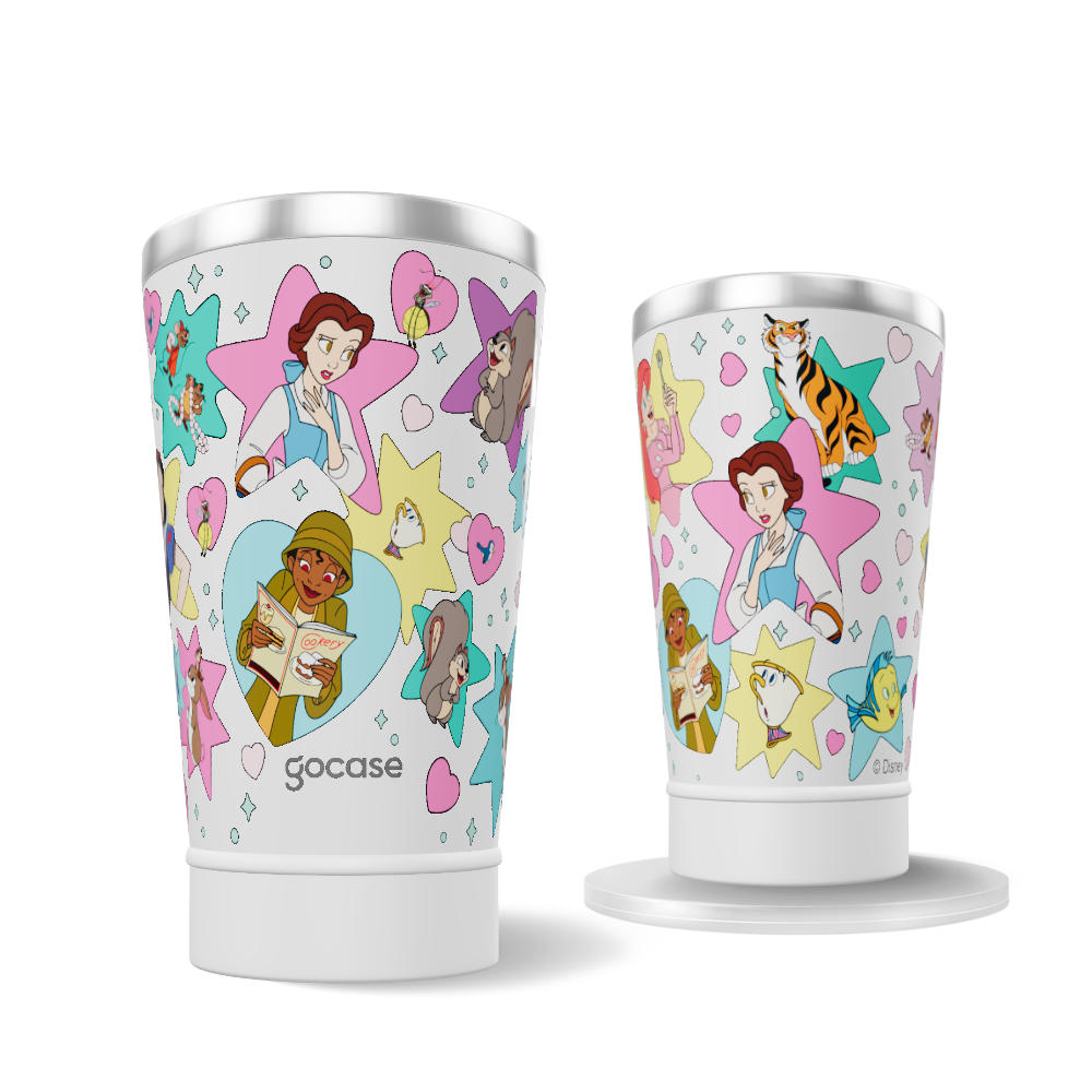 Copo Térmico + Ebook - Star Princesses