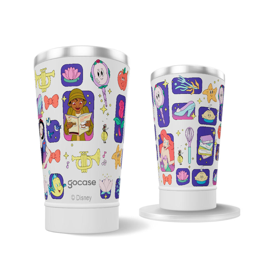 Copo Térmico + Ebook - Princess Quadrinhos