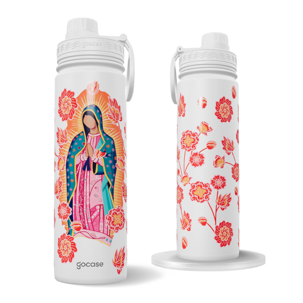 Garrafa Térmica Fresh + Ebook - Nossa Senhora de Guadalupe