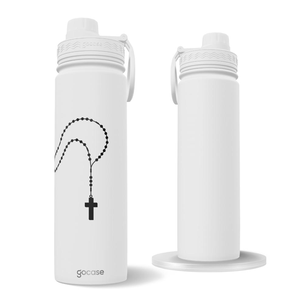 Garrafa Térmica Fresh + Ebook - Terço e Amém