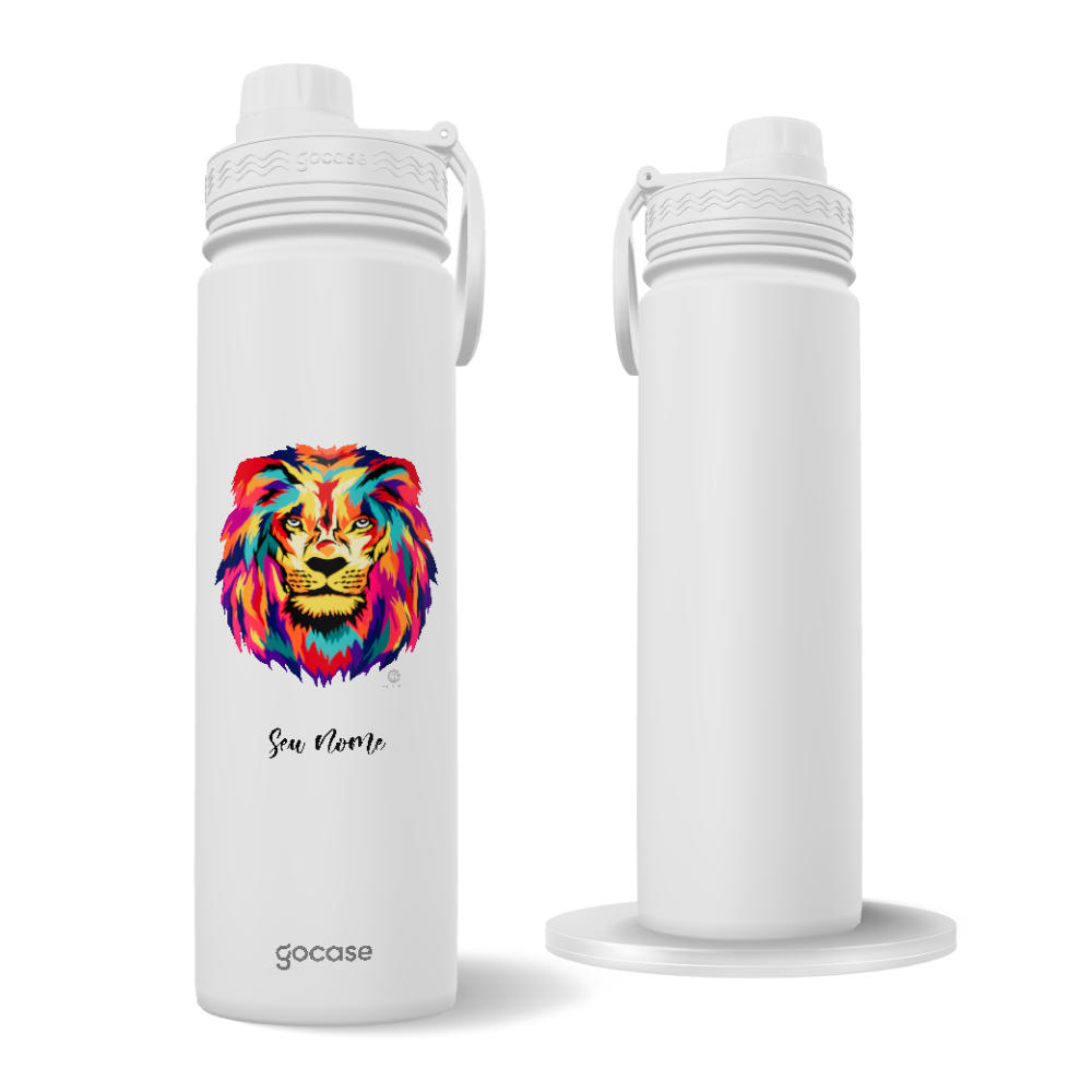 Garrafa Térmica Fresh + Ebook - Dani Purper - Leão de Judá