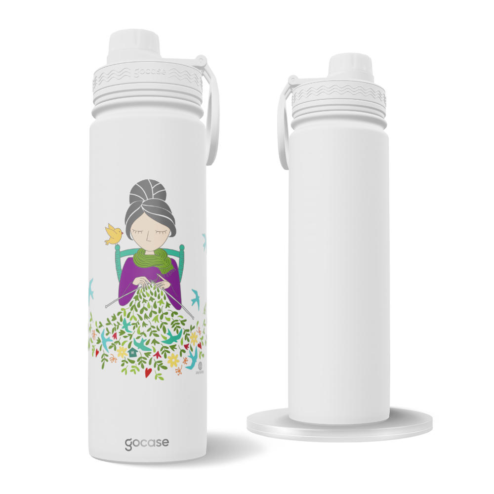 Garrafa Térmica Fresh + Ebook - Dani Purper - Tricô