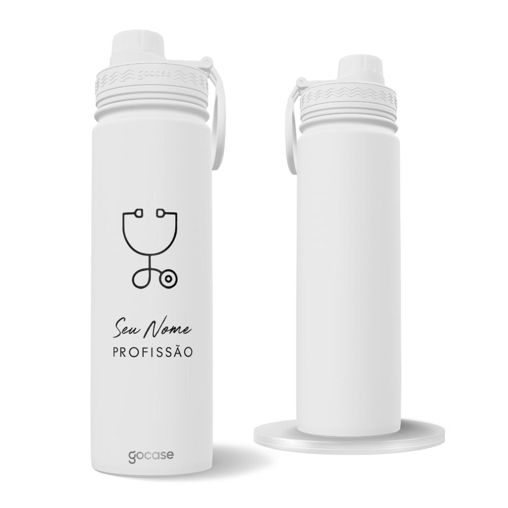 Garrafa Térmica Fresh + Ebook - Profissões Classic