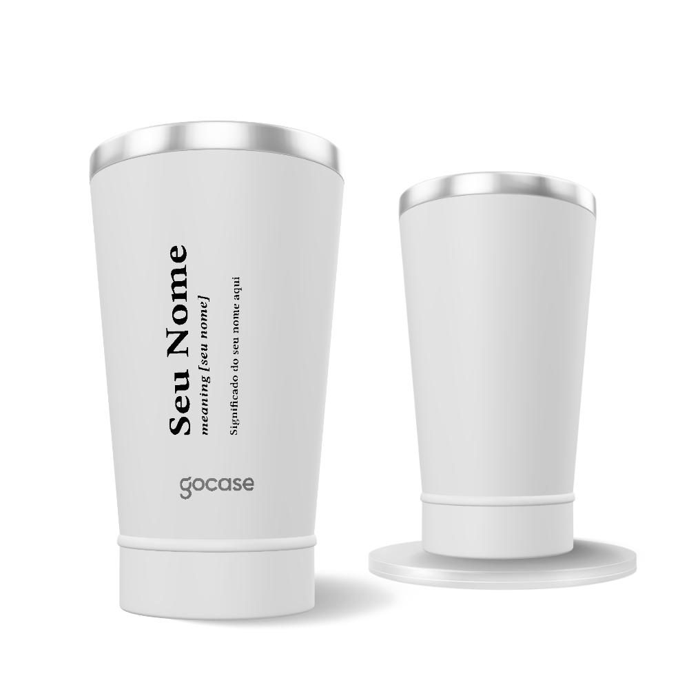 Copo Térmico + Ebook - Significado do Seu Nome Vertical