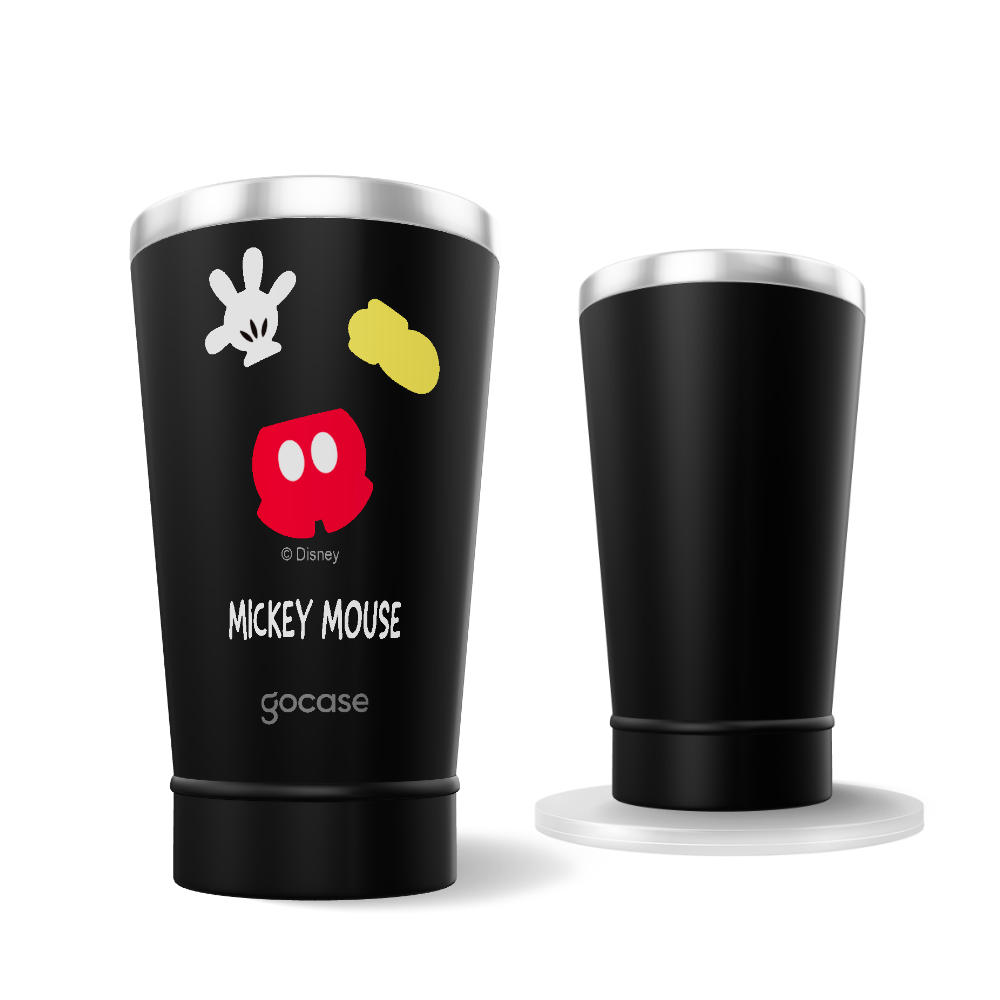 Copo Térmico + Ebook - Mickey e Amigos - Mickey Minimalista