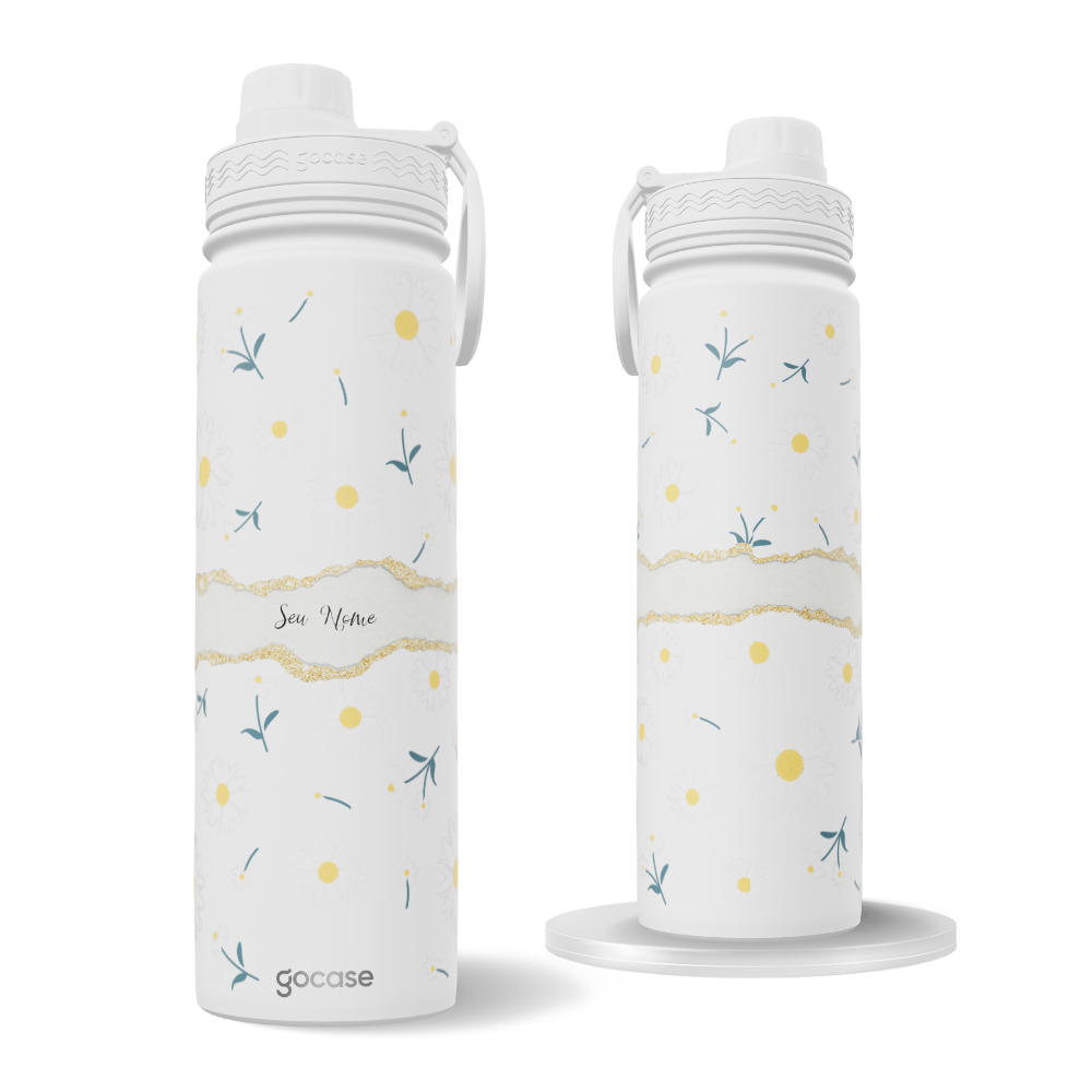 Garrafa Térmica Fresh + Ebook - Max Daisies