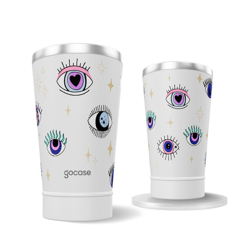 Copo Térmico + Ebook - Eye of love