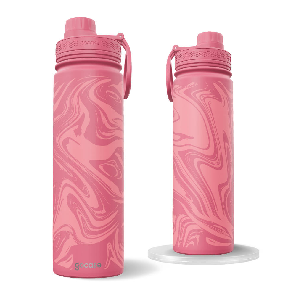 Garrafa Térmica Fresh + Ebook - Acrylic Fluid Melancia