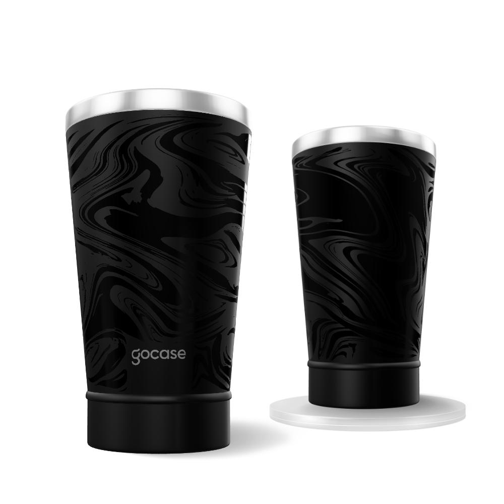 Copo Térmico + Ebook - Acrylic Fluid Preto