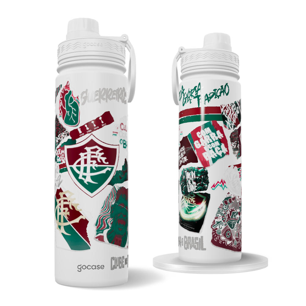Garrafa Térmica Fresh + Ebook - Fluminense - Colagem 2024 Garrafa Térmica Fresh + Ebook - Fluminense - Colagem 2024