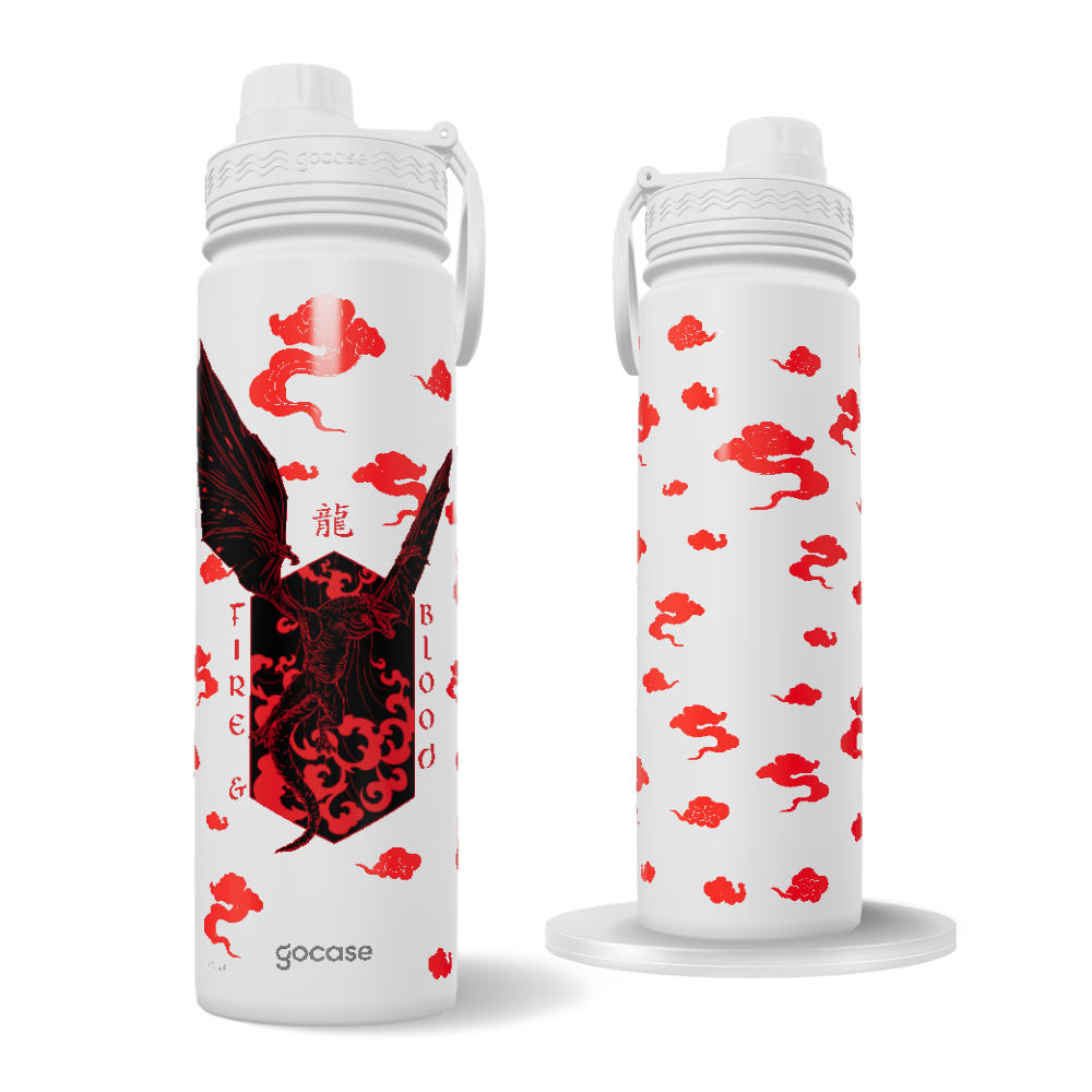 Garrafa Térmica Fresh + Ebook - House Of The Dragon - Fogo e Sangue