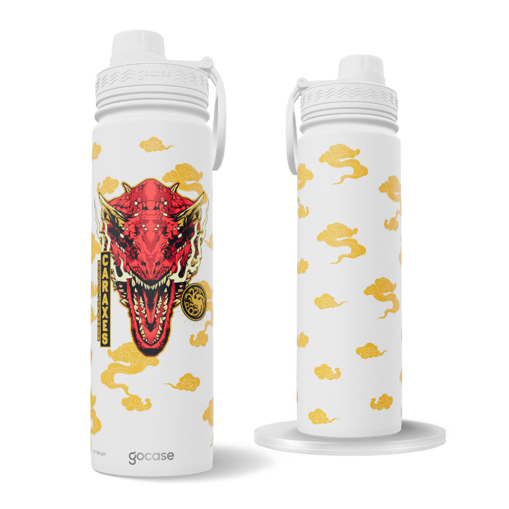 Garrafa Térmica Fresh + Ebook - House Of The Dragon - Caraxes Face