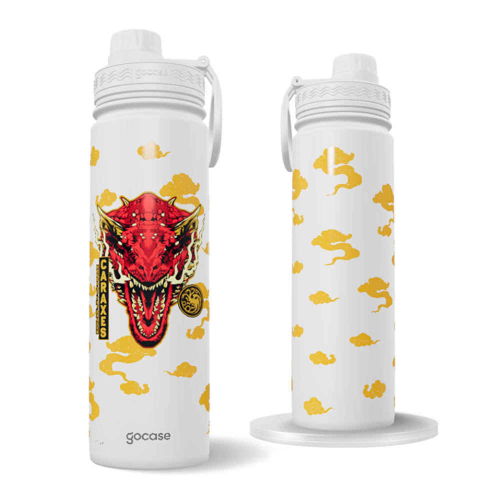 Garrafa Térmica Fresh + Ebook - House Of The Dragon - Caraxes Face