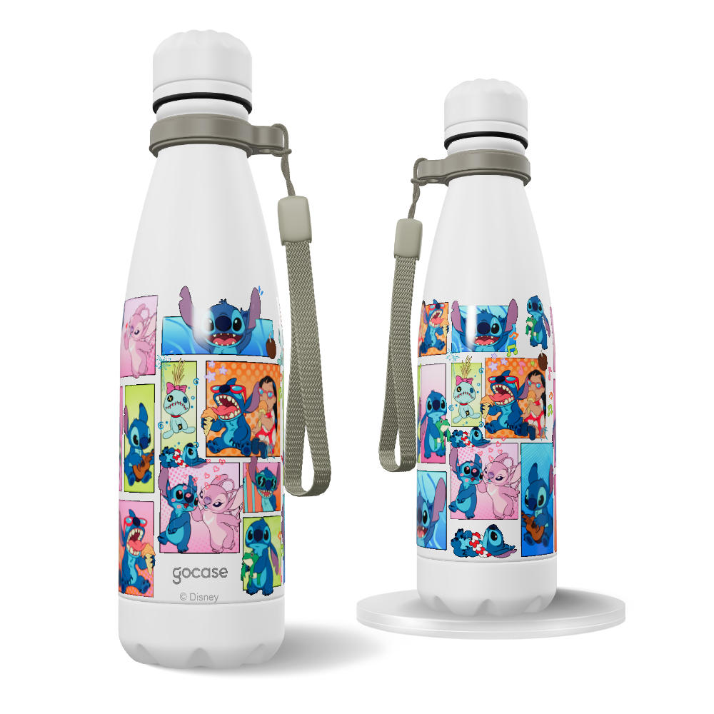 Garrafa Térmica Urban + Ebook - Stitch Comic