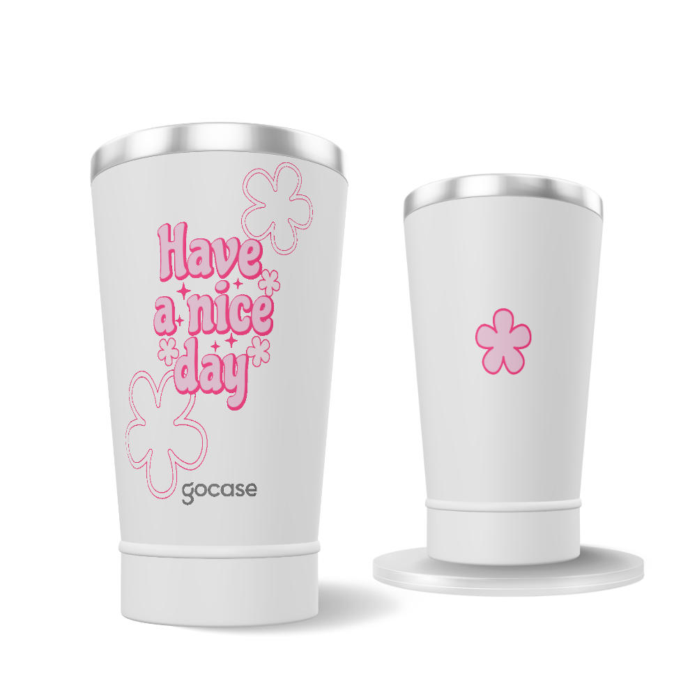 Copo Térmico + Ebook - Have A Nice Day