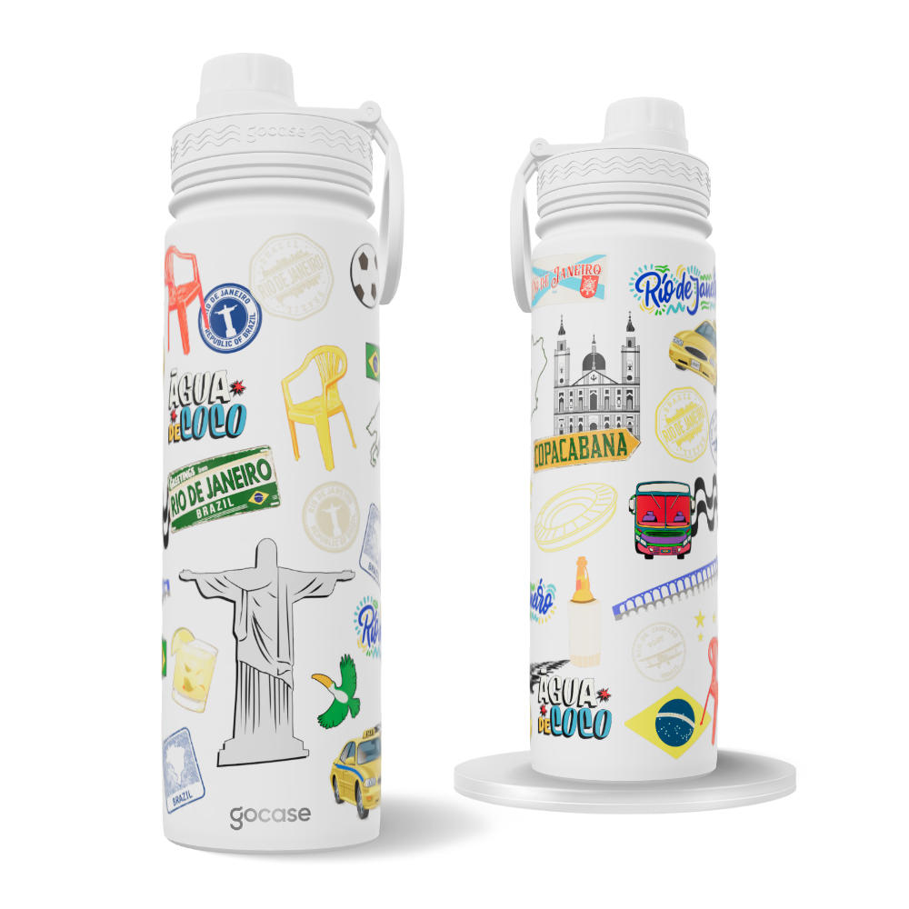 Garrafa Térmica Fresh + Ebook - Copacabana