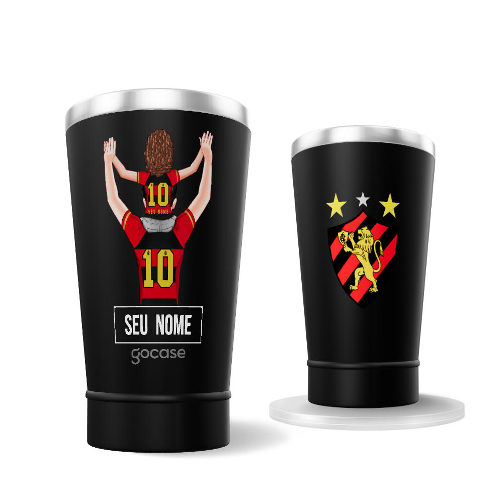 Copo Térmico Cerveja + Ebook - Sport - Pai Torcedor