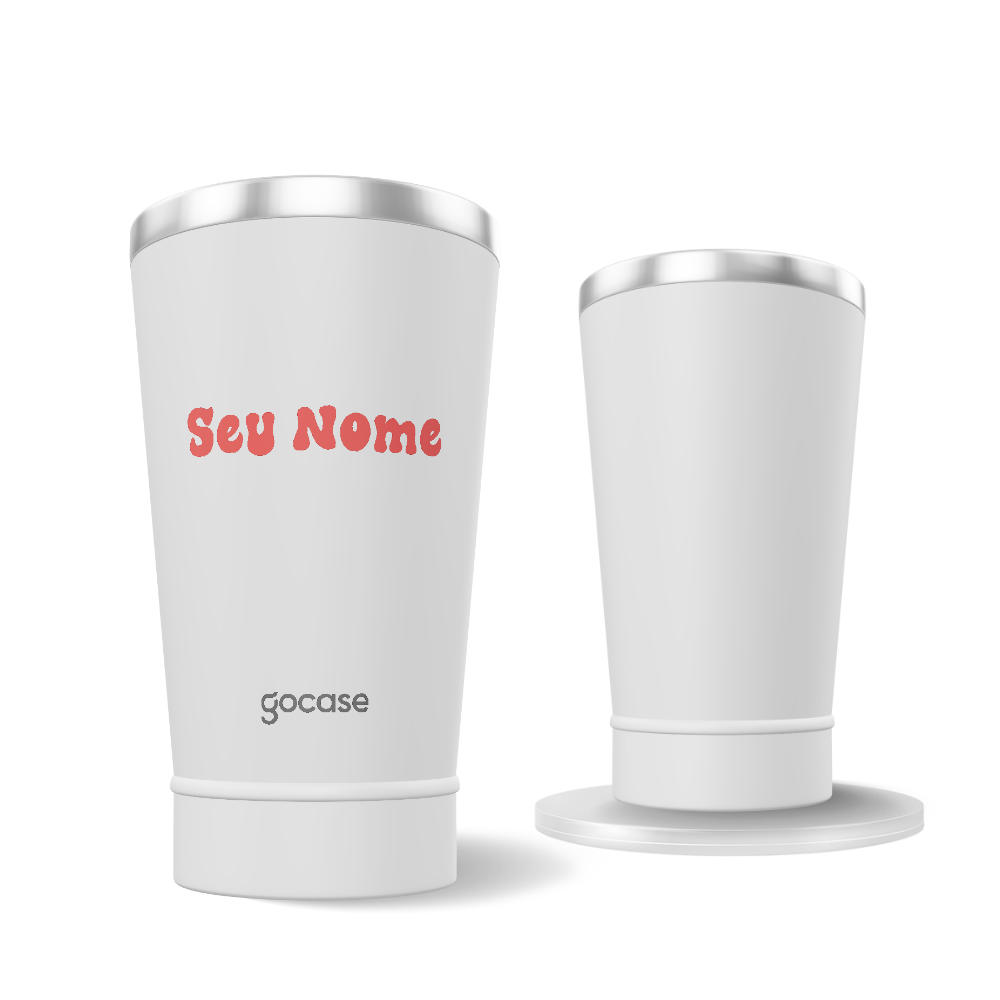 Copo Térmico + Ebook - Groovy Name