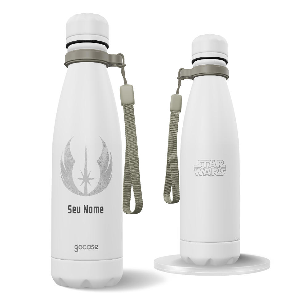 Garrafa Térmica Urban + Ebook - Star Wars - Obi-Wan - Ordem Jedi