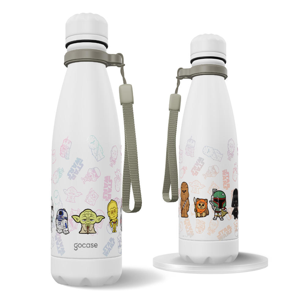 Garrafa Térmica Urban + Ebook - Star Wars - Cute Characters