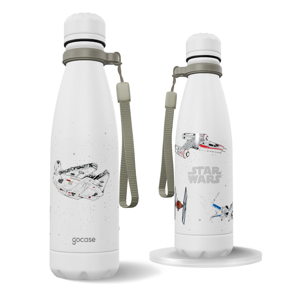 Garrafa Térmica Urban + Ebook - Star Wars - Naves