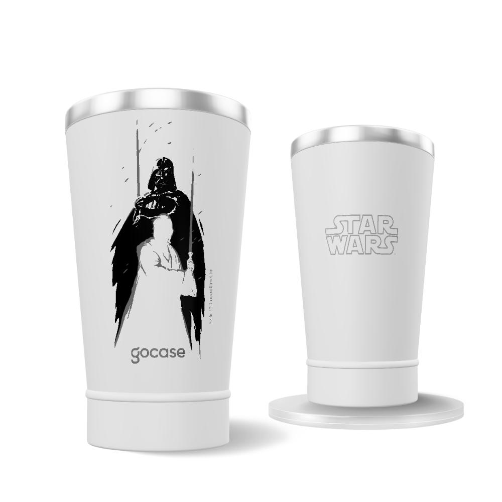 Copo Térmico + Ebook - Star Wars - Obi-Wan - Vader