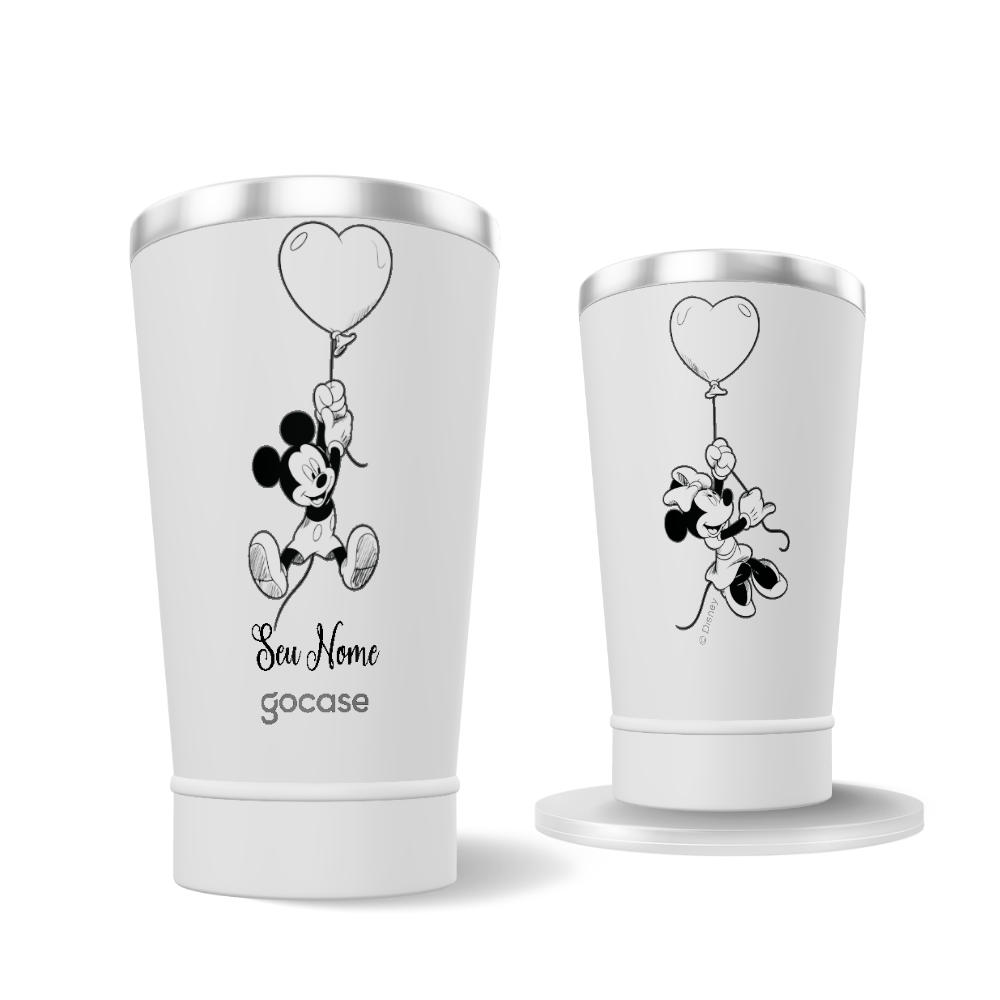 Copo Térmico + Ebook - Mickey & Minnie Balloon