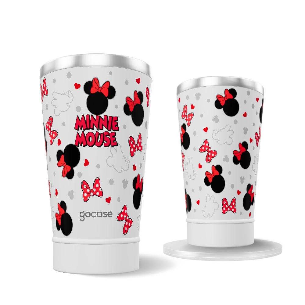 Copo Térmico + Ebook - Minnie Mouse Icons