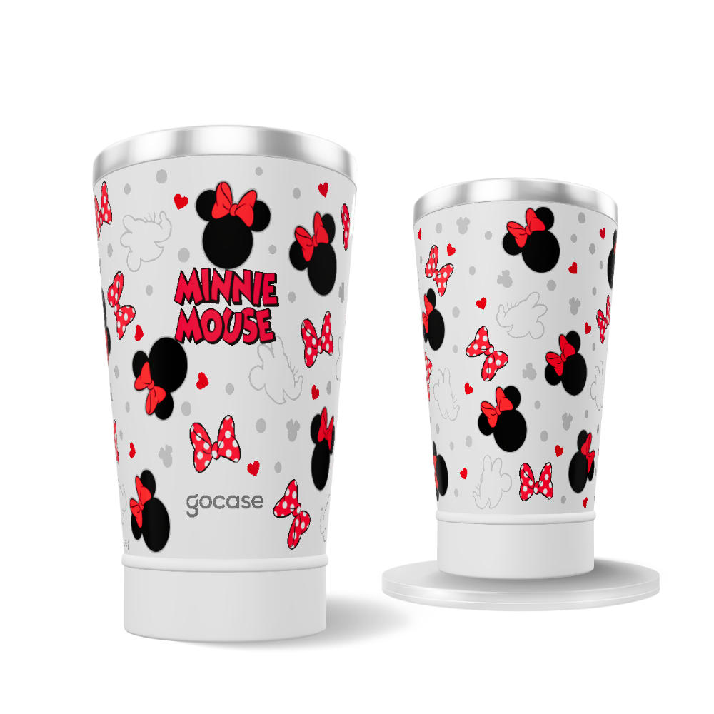 Copo Térmico + Ebook - Minnie Mouse Icons