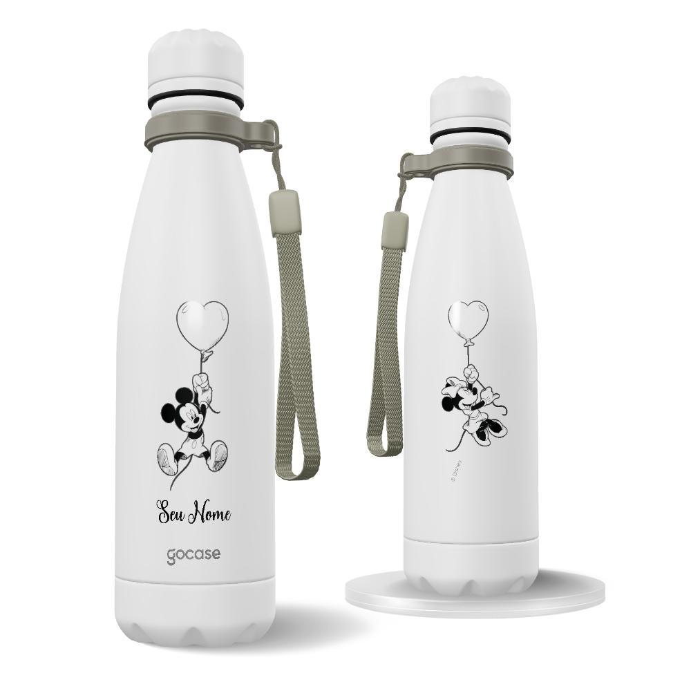 Garrafa Térmica Urban + Ebook - Mickey & Minnie Balloon