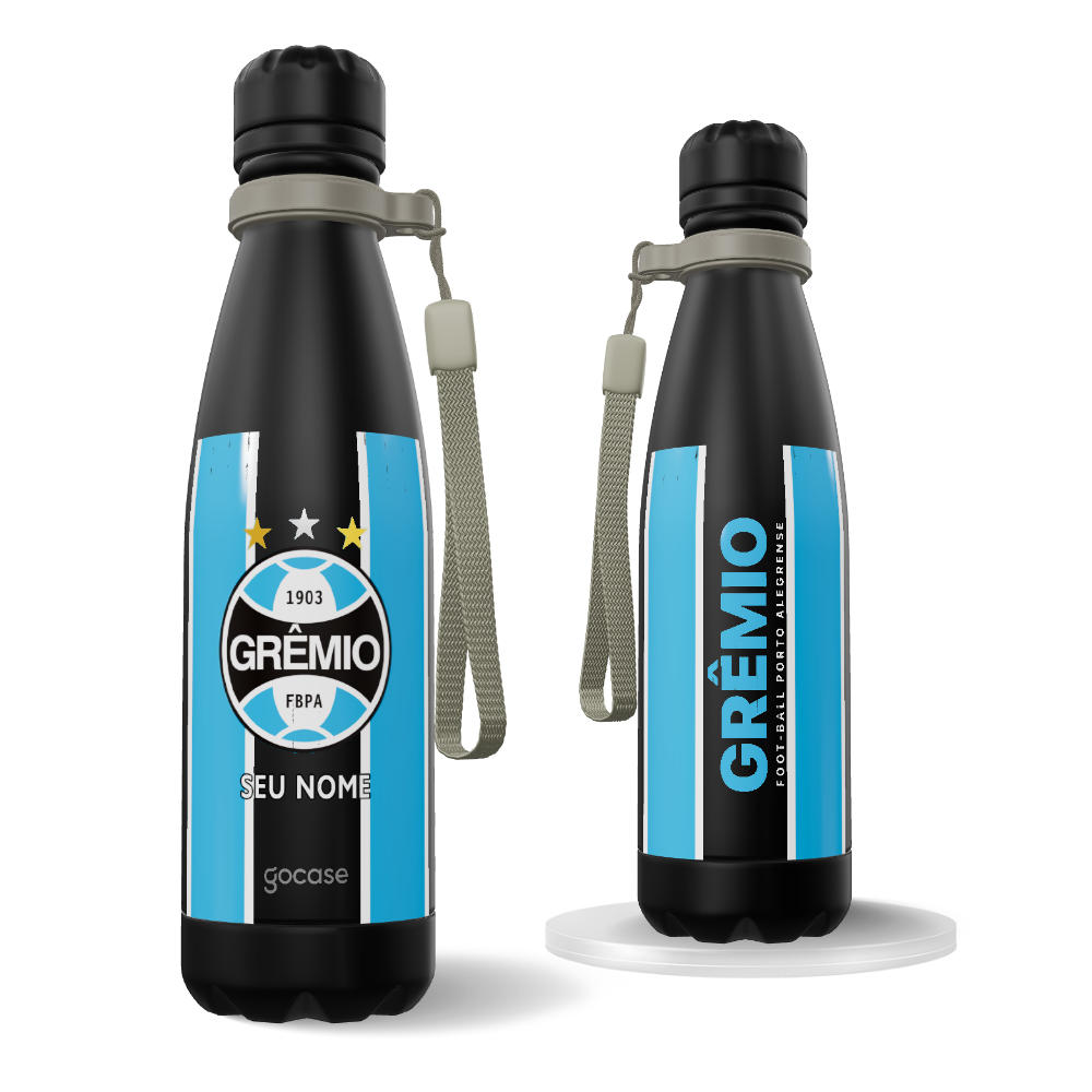 Garrafa Térmica Urban + Ebook - Grêmio - Camisa 1 2024